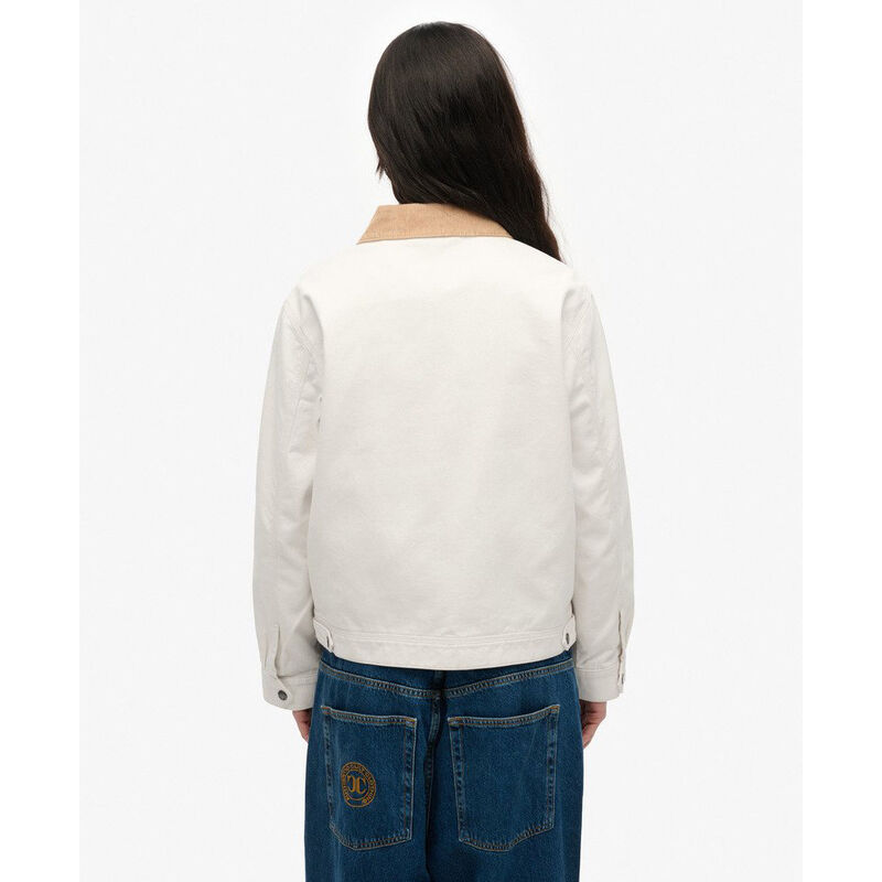 Superdry Cord Collar Ranch Jacket image number 1